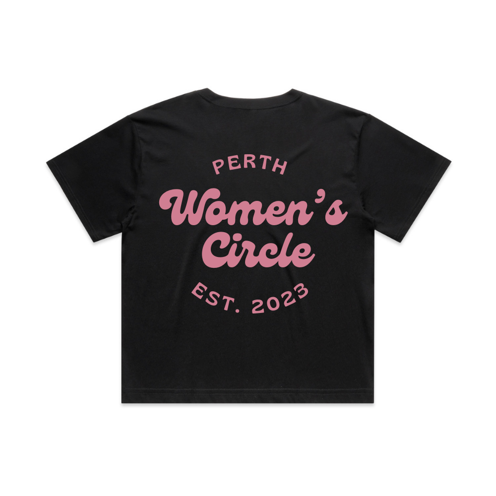 Cropped Tee - Black