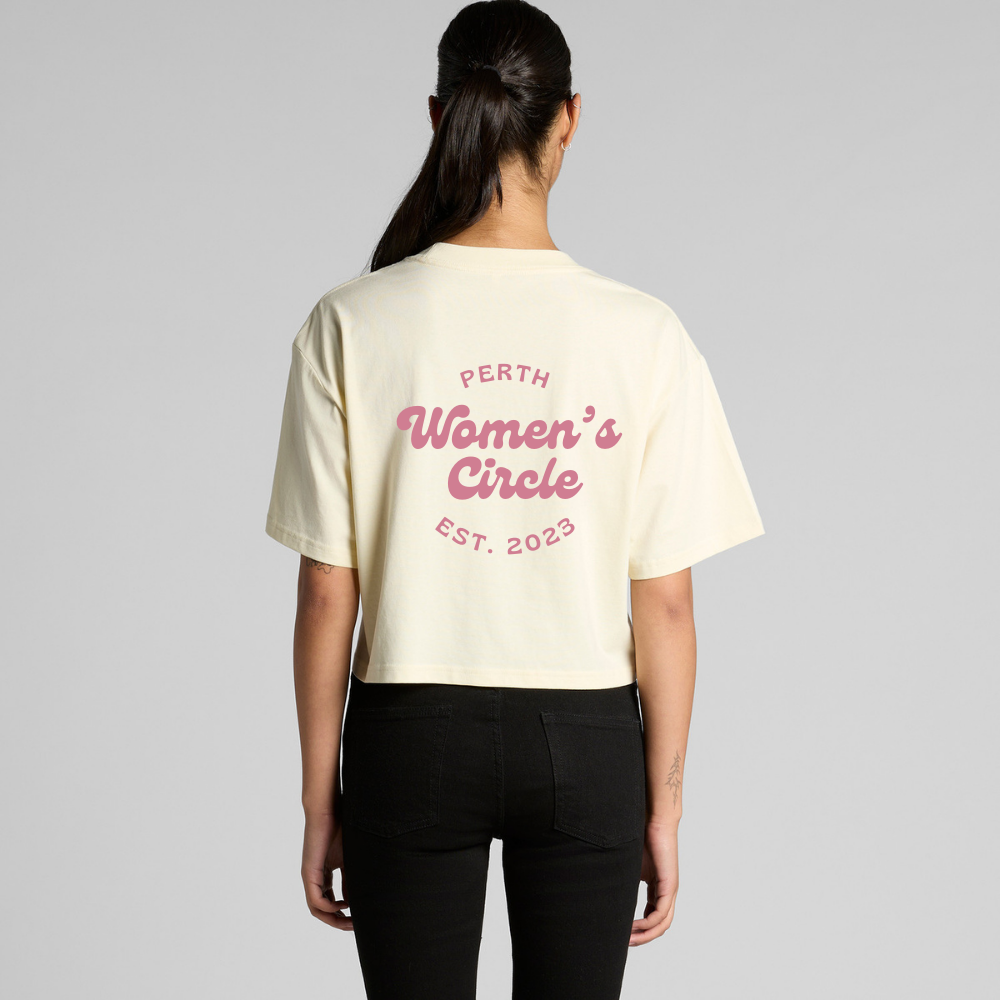 Cropped Tee - Black