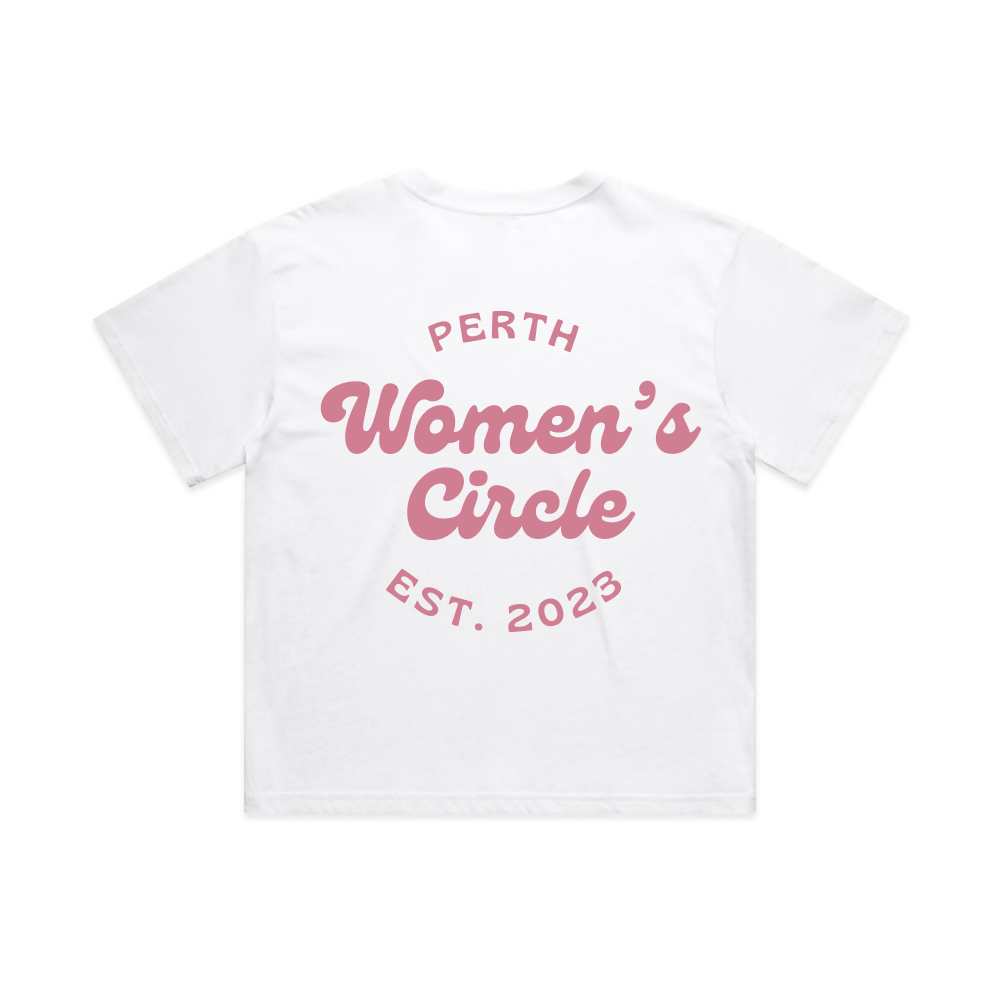 Cropped Tee - White
